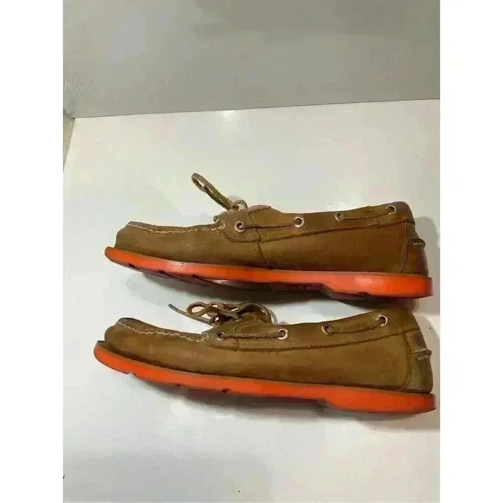 Sperry Topsider Boat Shoe Leather Slip on Mens Size 7